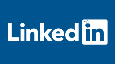 Logo Linkedin with Ant head above the i