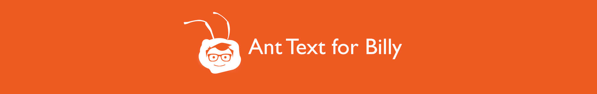 header ant text for billy