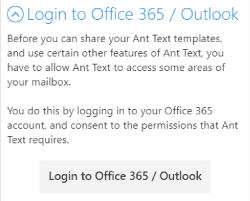 Ant Text Login