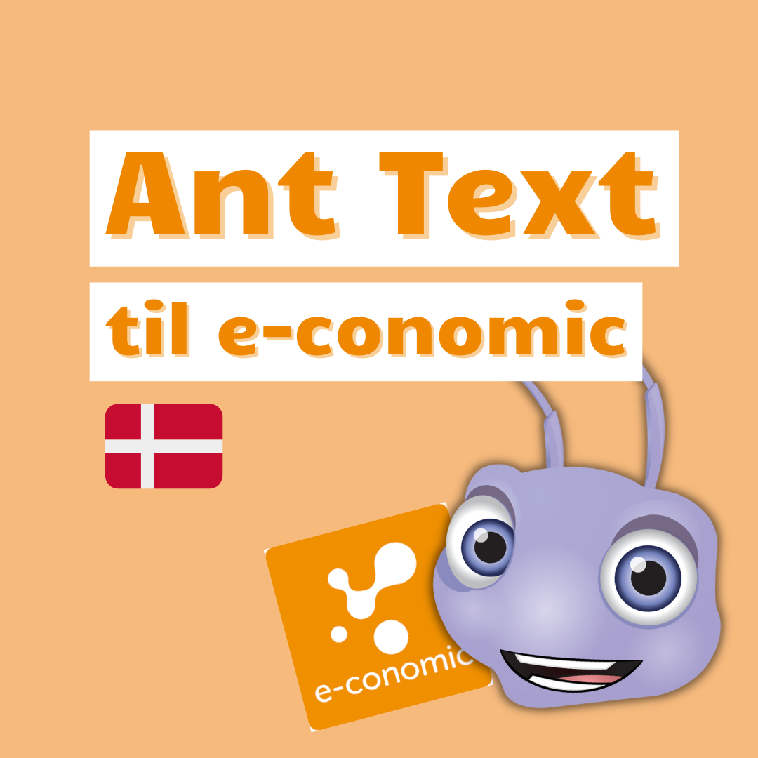 Ant Text til e-conomic